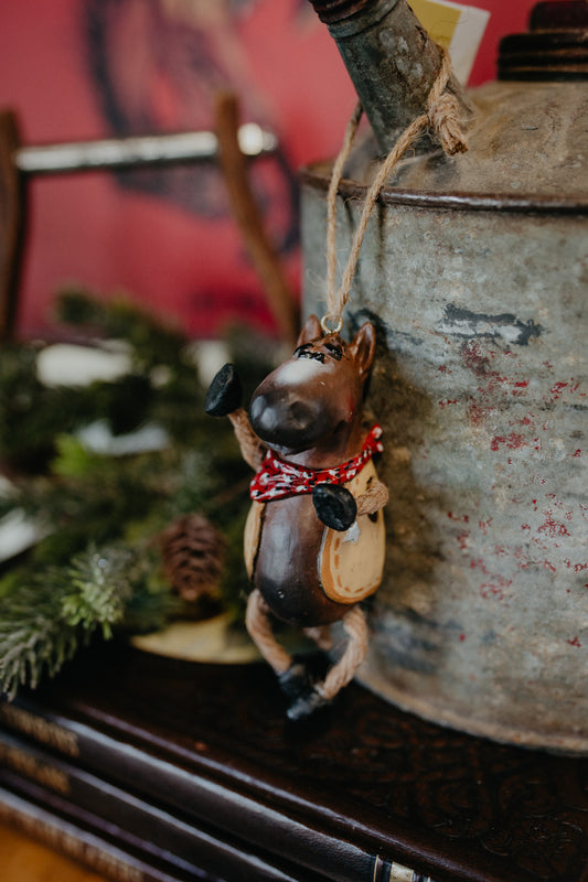 Horse with Cowboy Vest Ornament by Bert Anderson