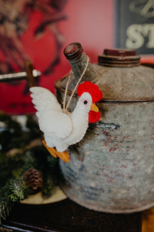 Farmyard Felted Ornaments (11 Options)