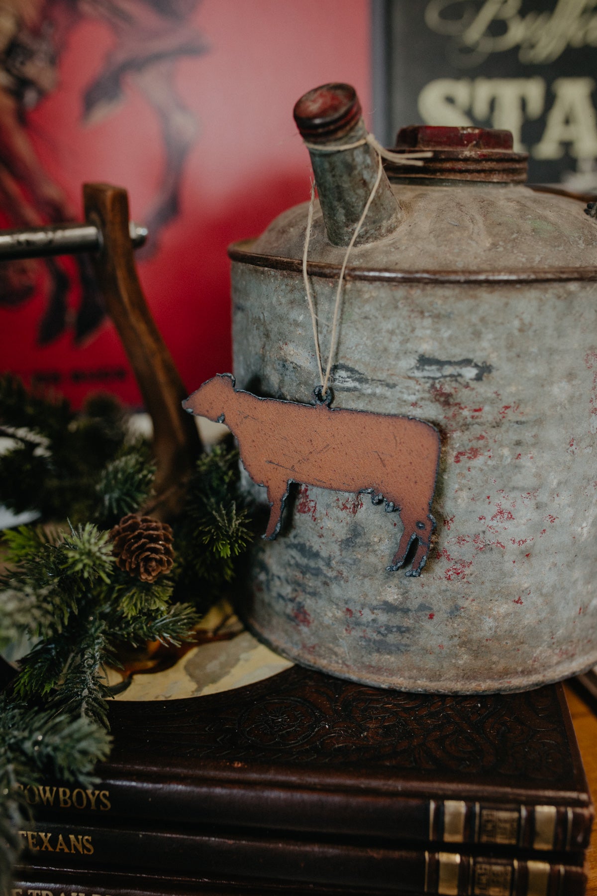 Iron Western And Farming Christmas Tree Ornaments (Various Shapes)