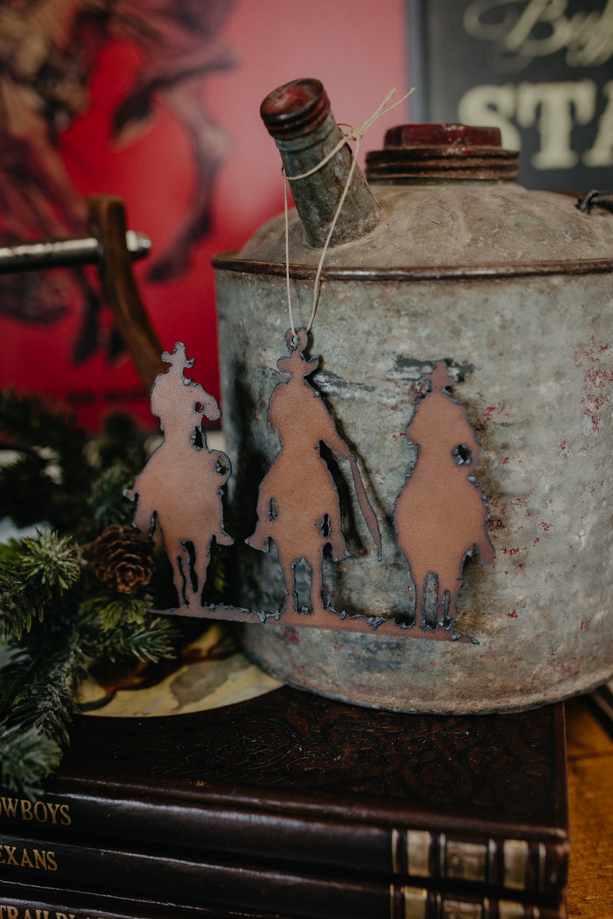 Iron Western And Farming Christmas Tree Ornaments (Various Shapes)