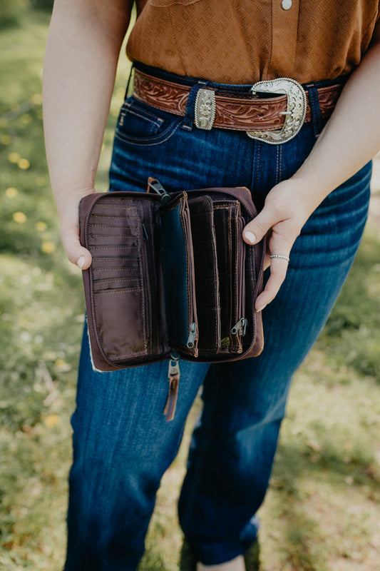 Vaquero Concho Cowhide Kacy Organizer Wallet by STS Ranchwear