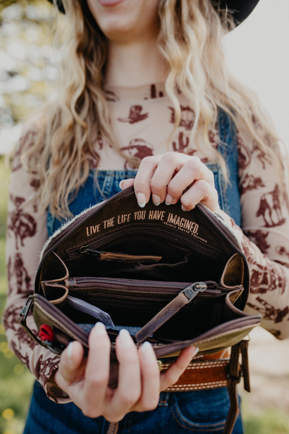 'Weezy' Cowhide Crossbody by STS Ranchwear