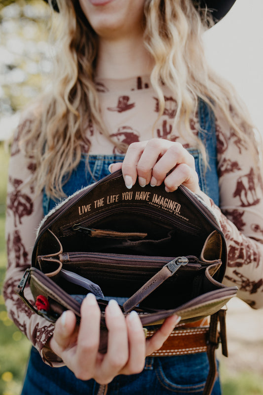 'Weezy' Cowhide Crossbody by STS Ranchwear