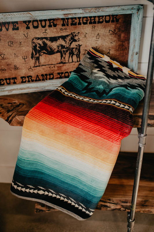 'Saltillo Sunset' Luxe Spa Towel by Pendleton