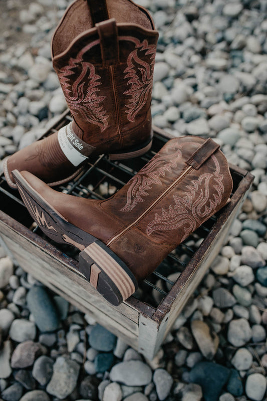 'Olena' Women's Western Boot {Sassy Brown}