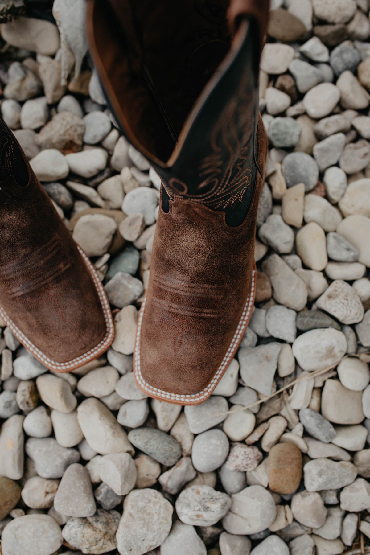 Men's 'Circuit Paxton' Western Boot by Ariat {Ranch Brown Suede}