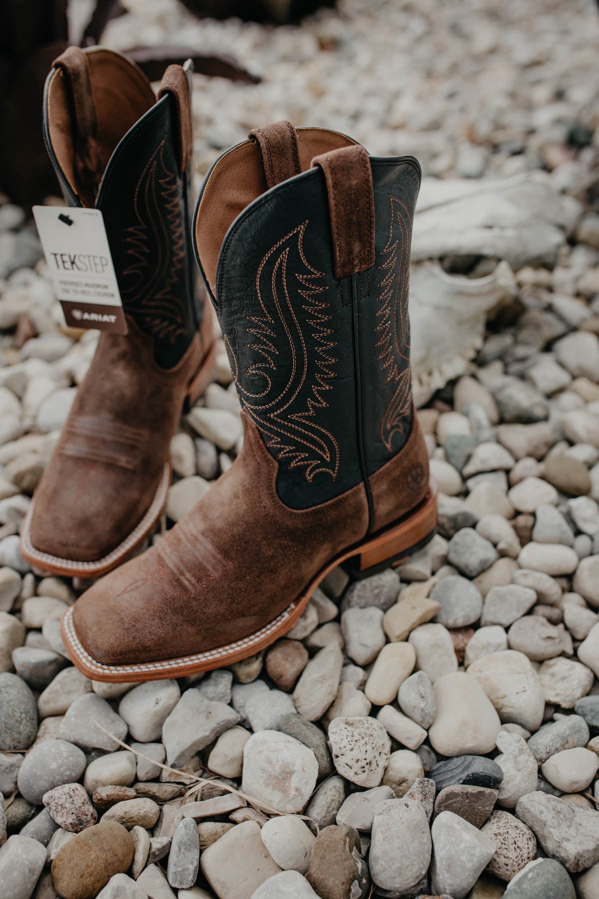 Men's 'Circuit Paxton' Western Boot by Ariat {Ranch Brown Suede}