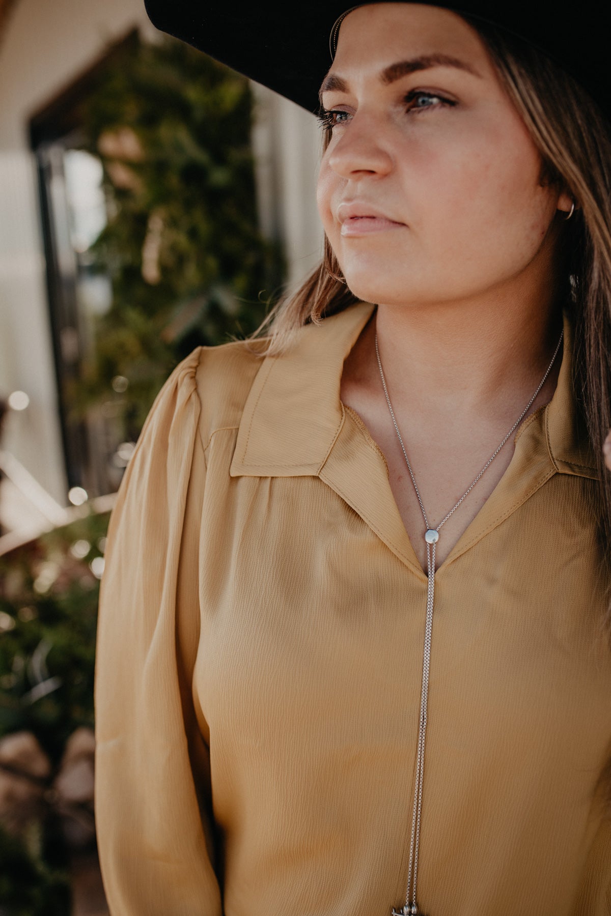 'Esme' Golden Shimmer Blouse by Ariat (XS-XXL)