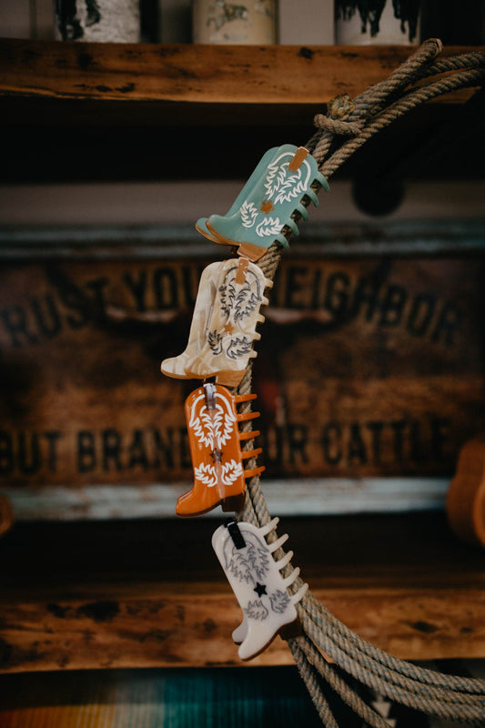 Western Boot Shaped Claw Clips