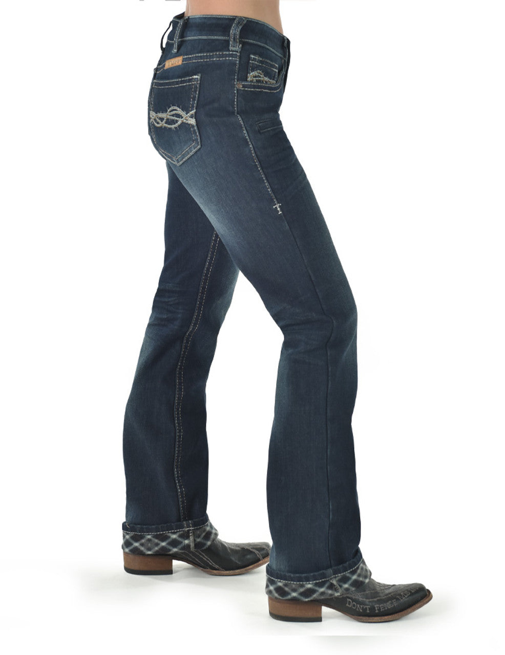 Fleece Lined Winter Denim by Cowgirl Tuff (29L ONLY)