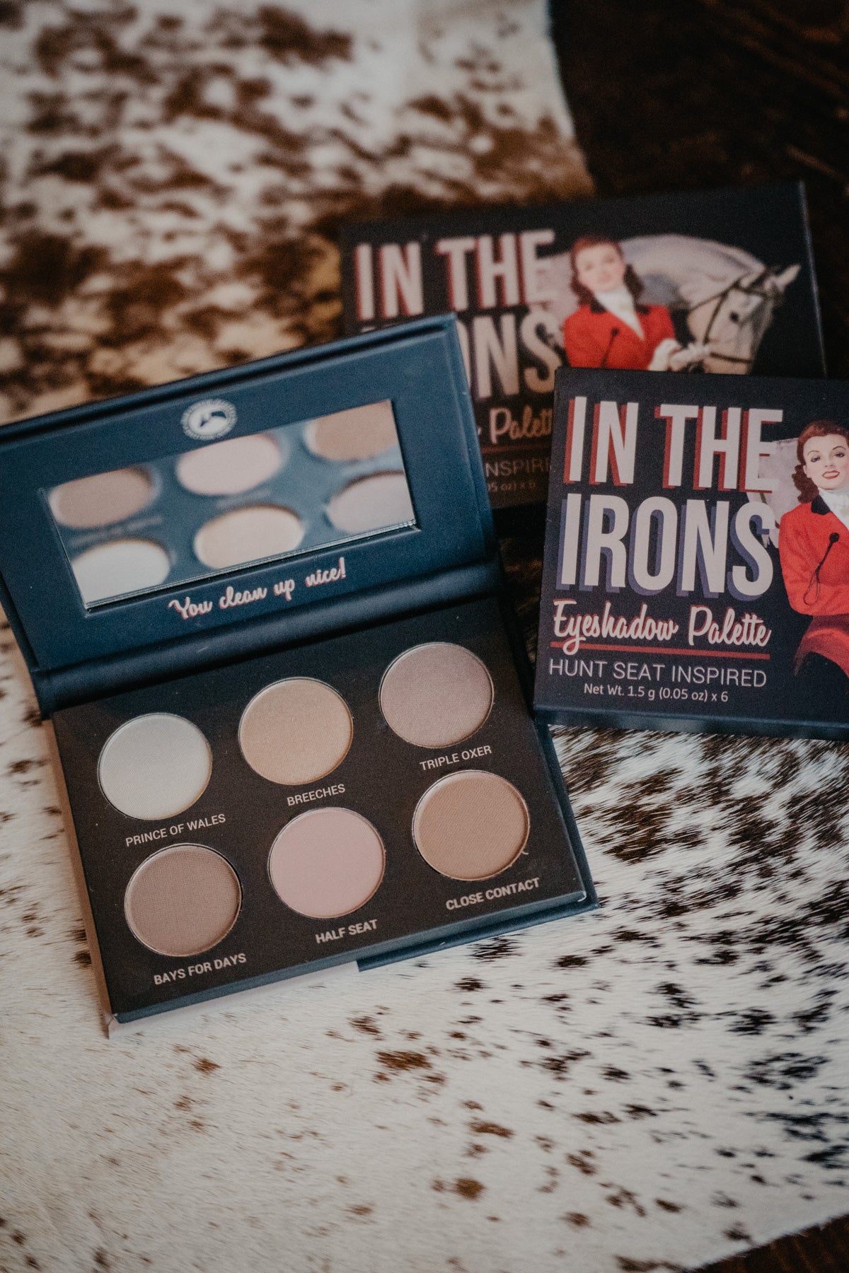 Equestrian Themed USA-Made Eye Shadow Palettes (2 Versions)