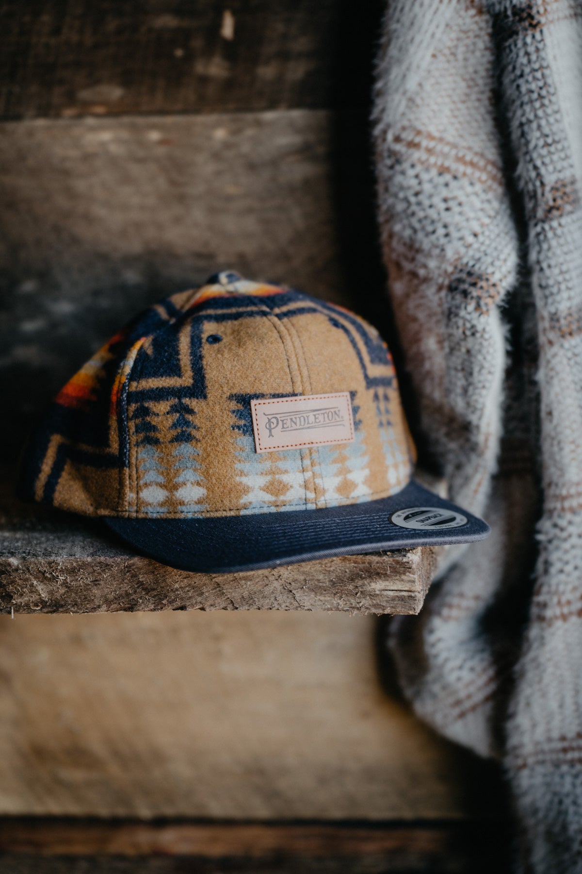 Pendleton Harding Tan Wool Cap