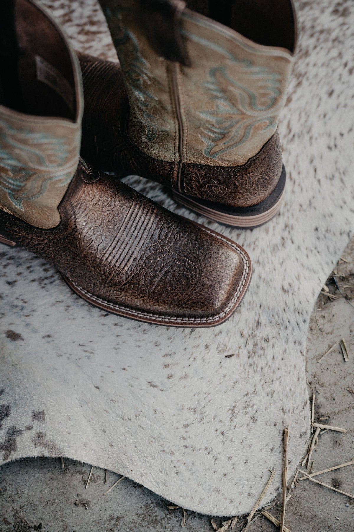 Gray 2024 ariat boots