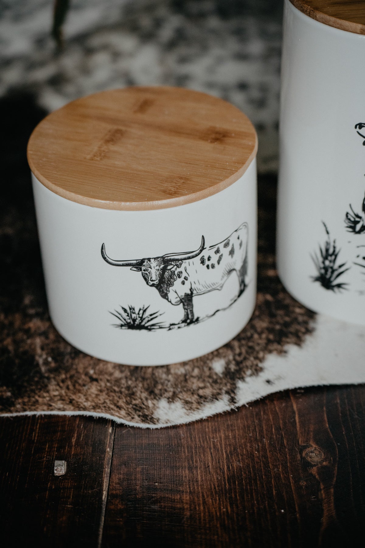 'Ranch Life' Kitchen Canisters (3 Pc Set)