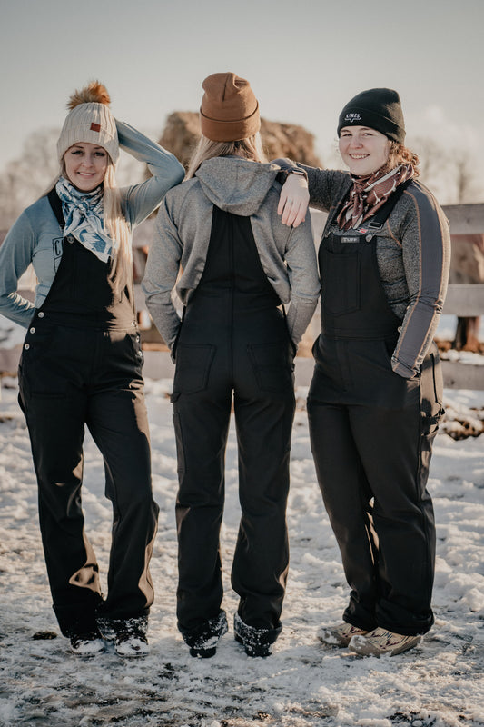 Cowgirl Tuff Fleece Lined Microfibre Winter Bibs