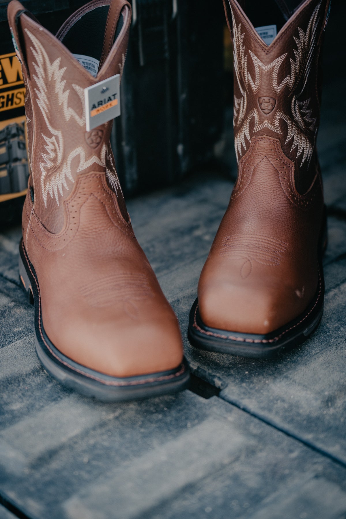 Ariat waterproof western top boots