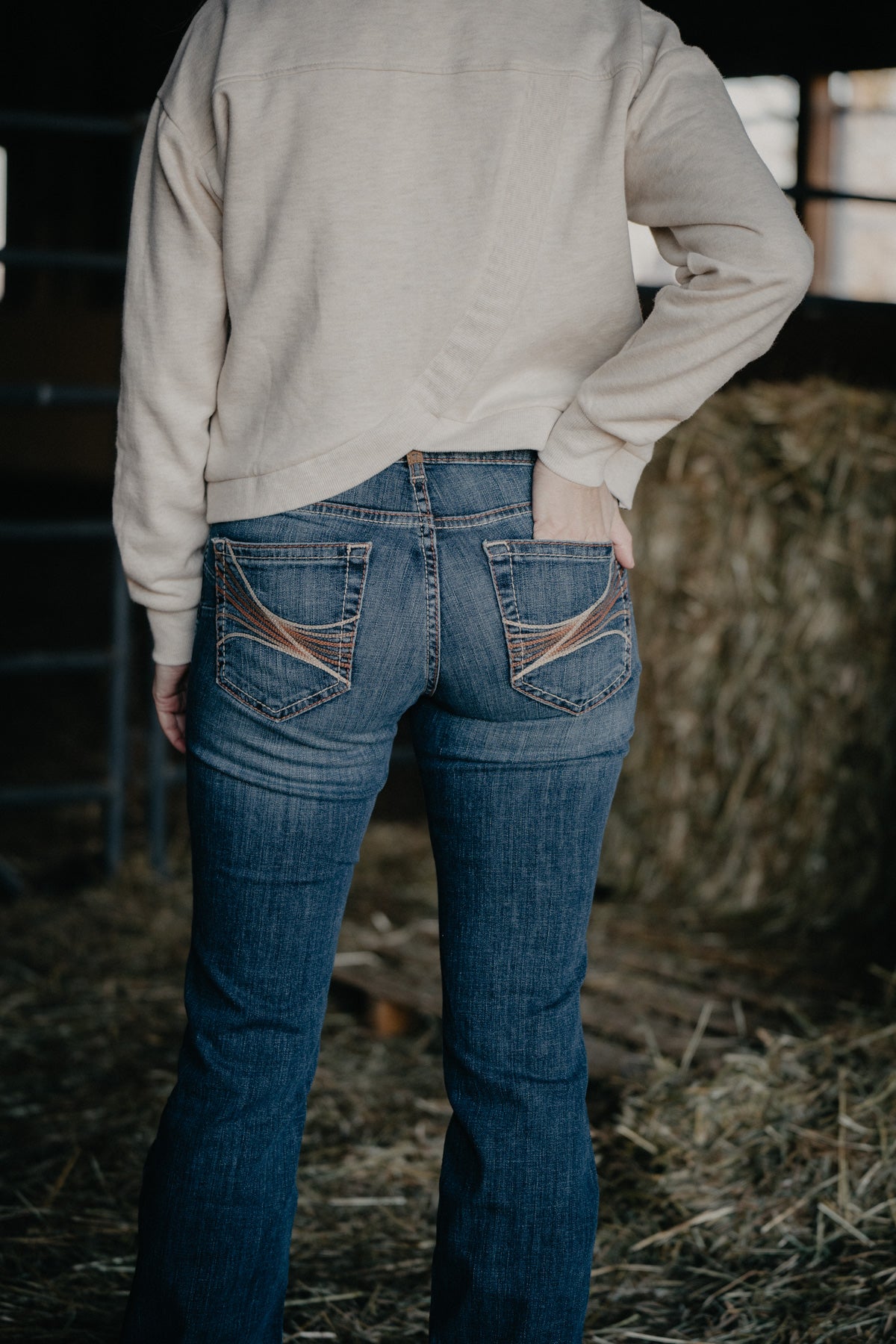 'Amora' Mid Rise Bootcut Jean by Ariat