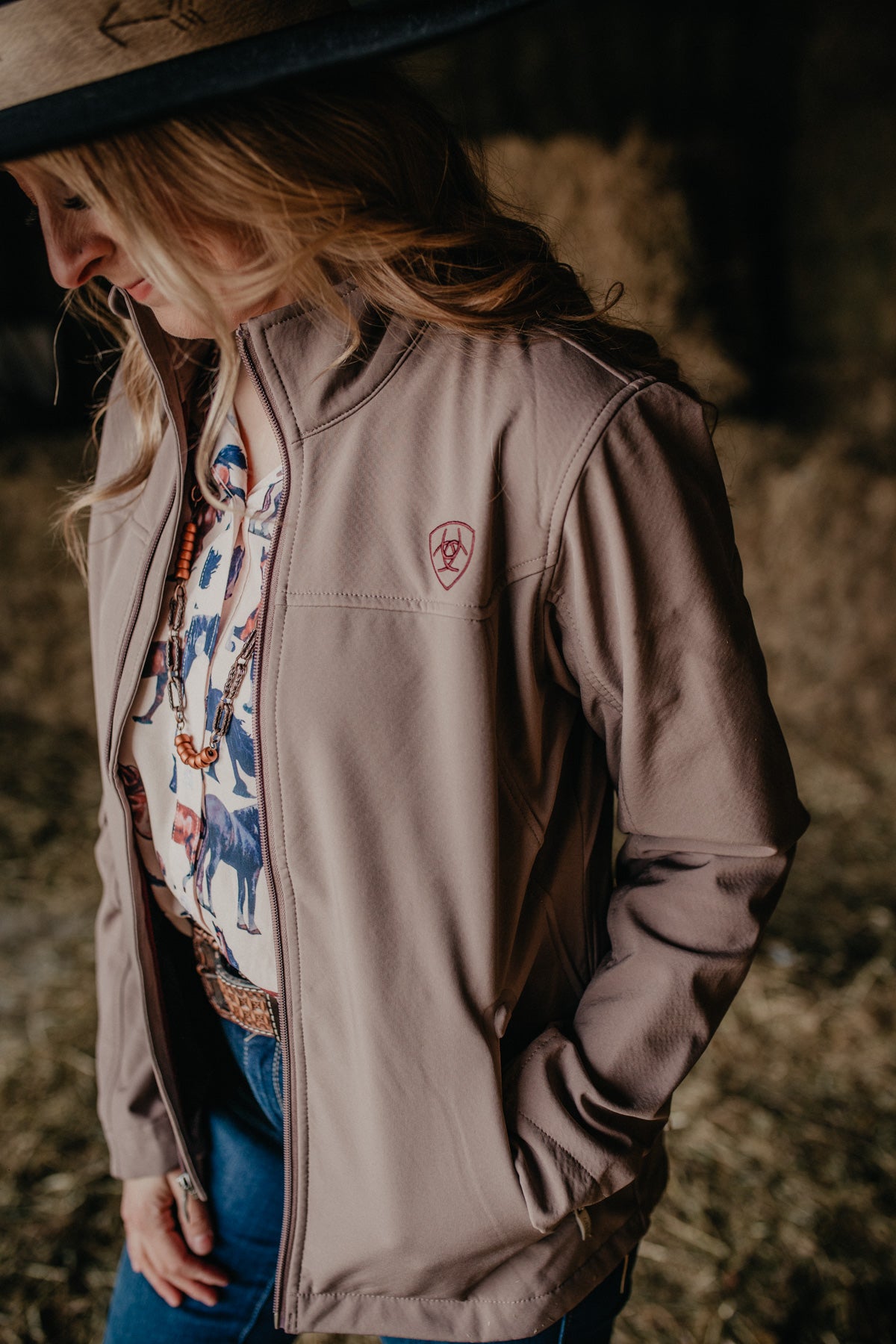 Women's Logo Soft Shell Jacket by Ariat (2 Colours)