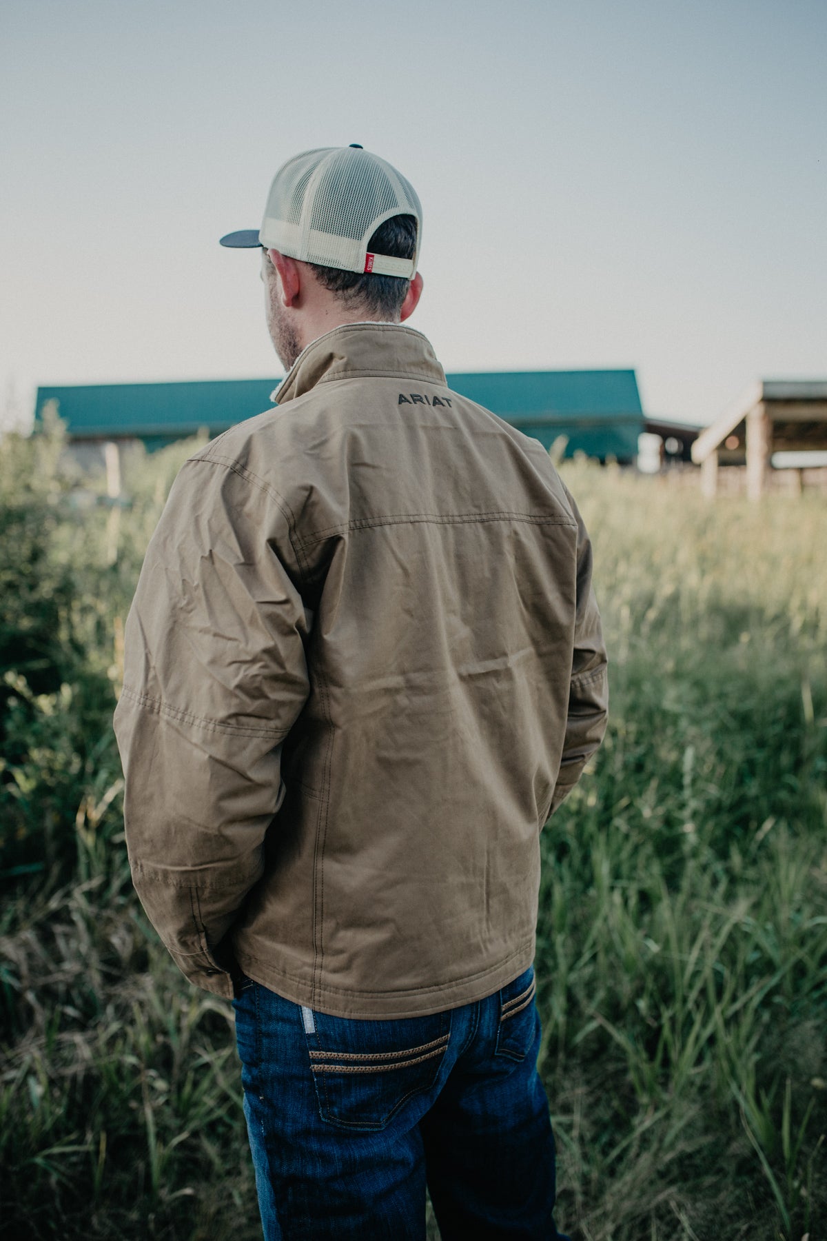 'Four Corners' Men's Insulated Canvas Jacket by Ariat (XXL Only)