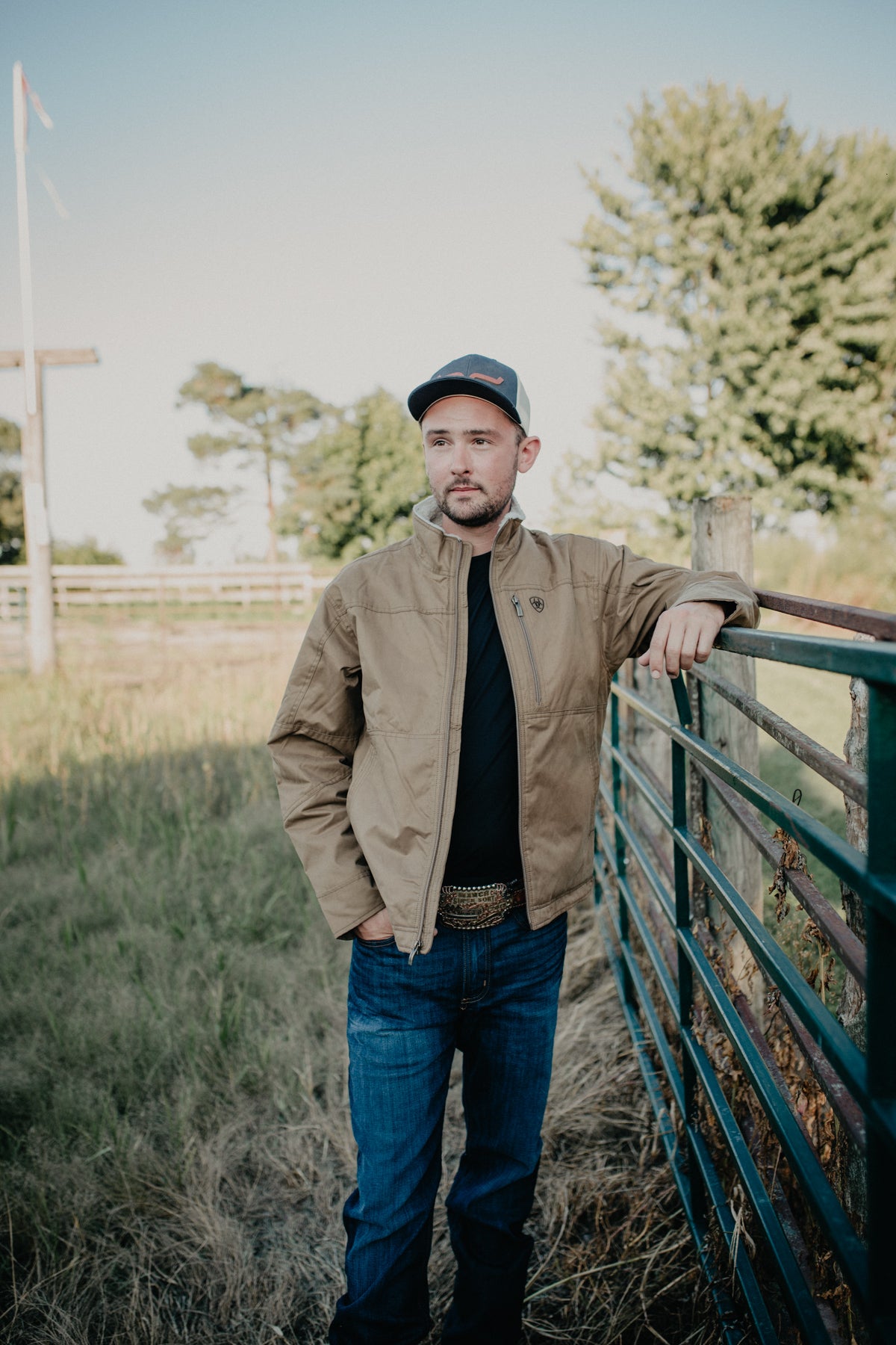 'Four Corners' Men's Insulated Canvas Jacket by Ariat (XXL Only)