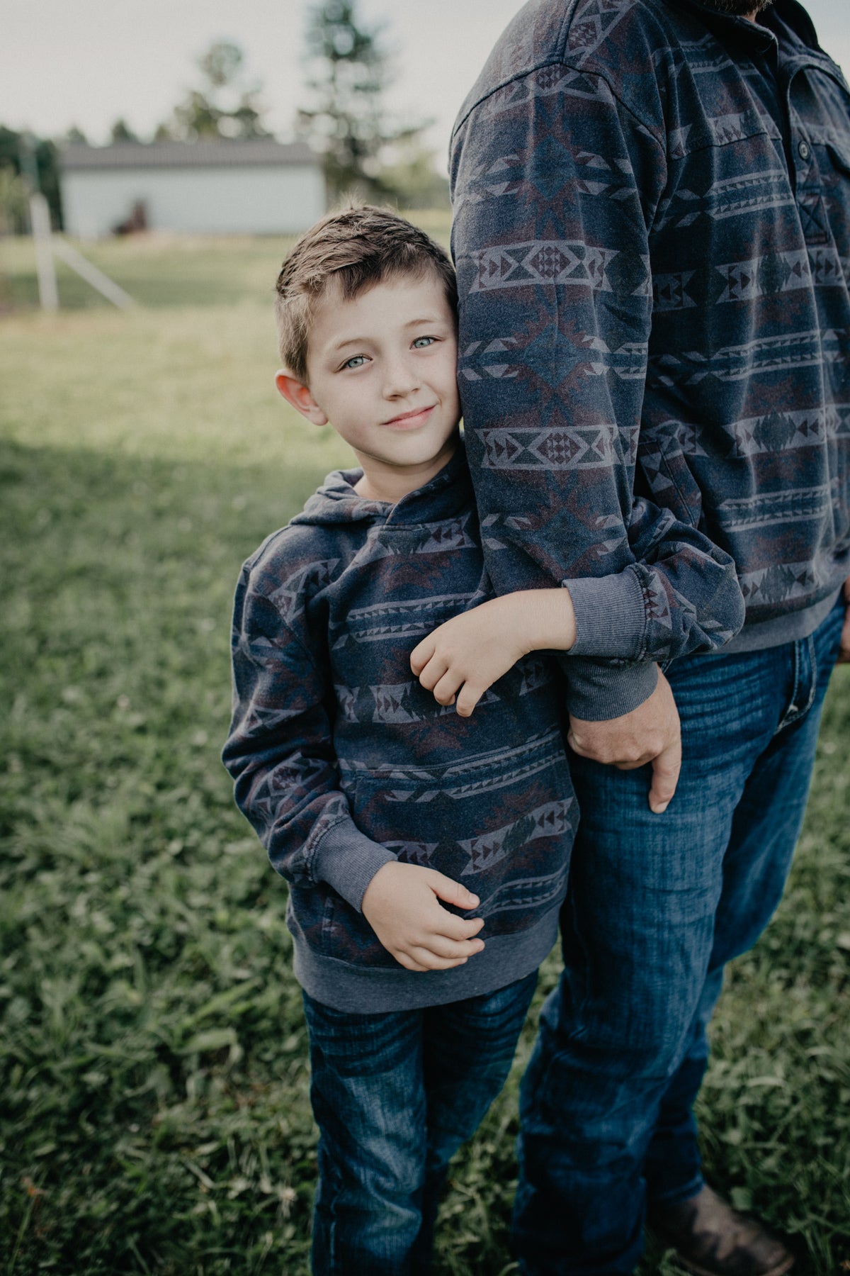 Boy's Printed Overdyed Ariat Hoodie