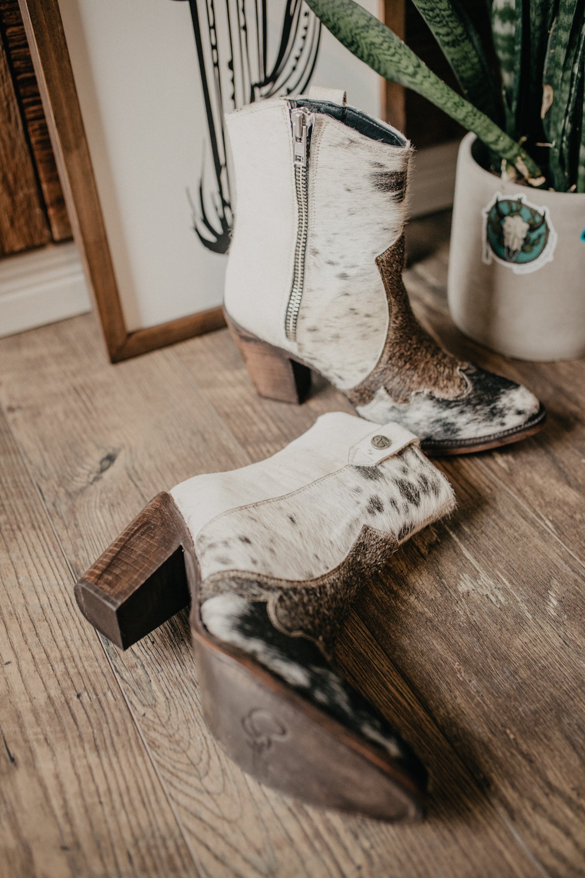 Jolene Cowhide Boot by Stiefeld (Size 10)