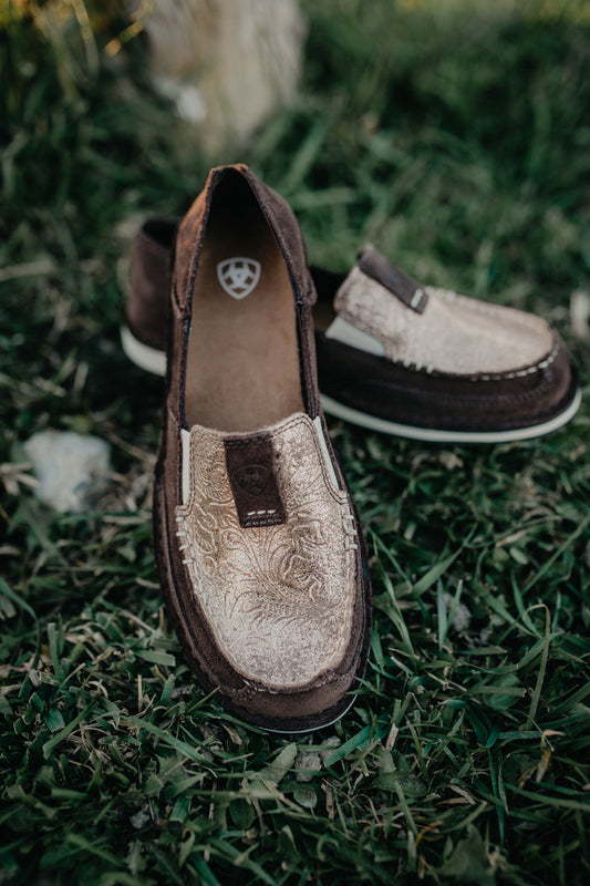 Metallic Copper and Suede Ariat Cruiser Shoes