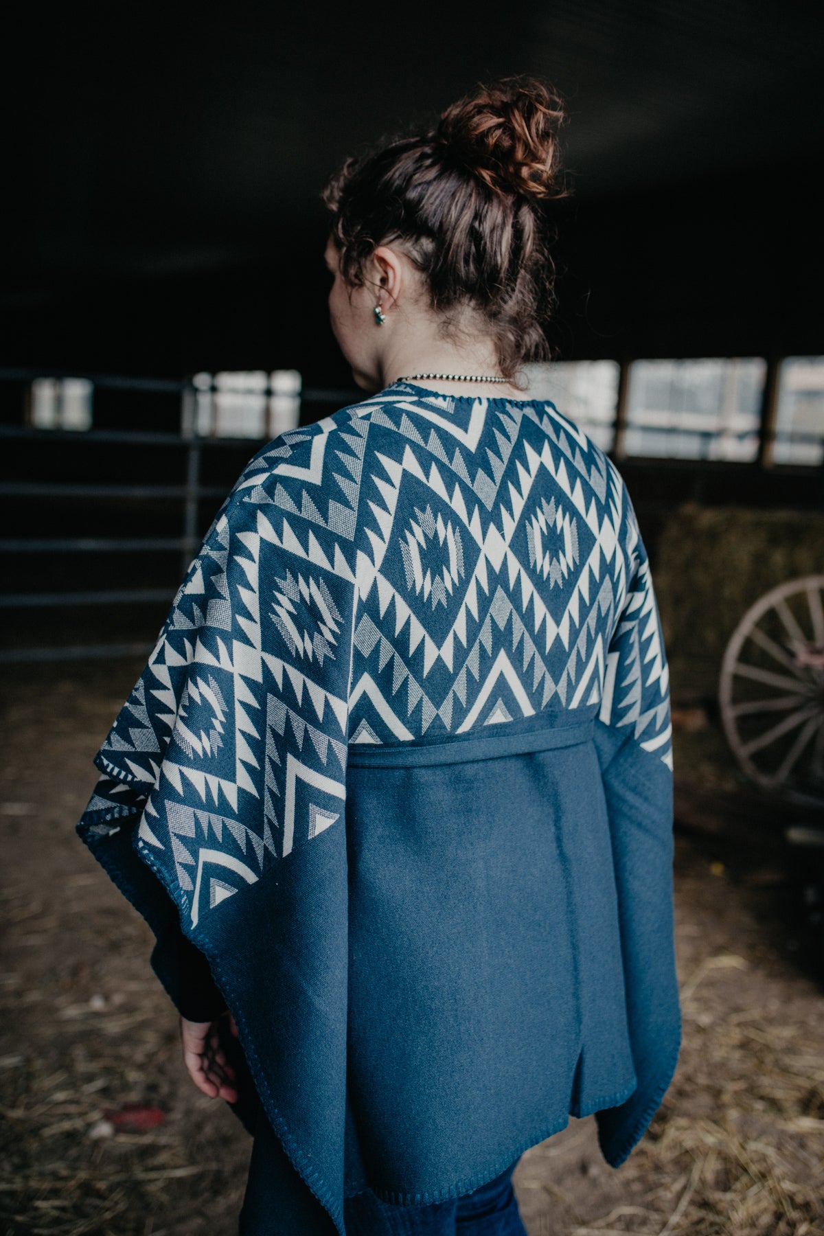 ‘Great Basin’ Blue Aztec Wrap Cardigan by Ariat (S/M and L/XL)