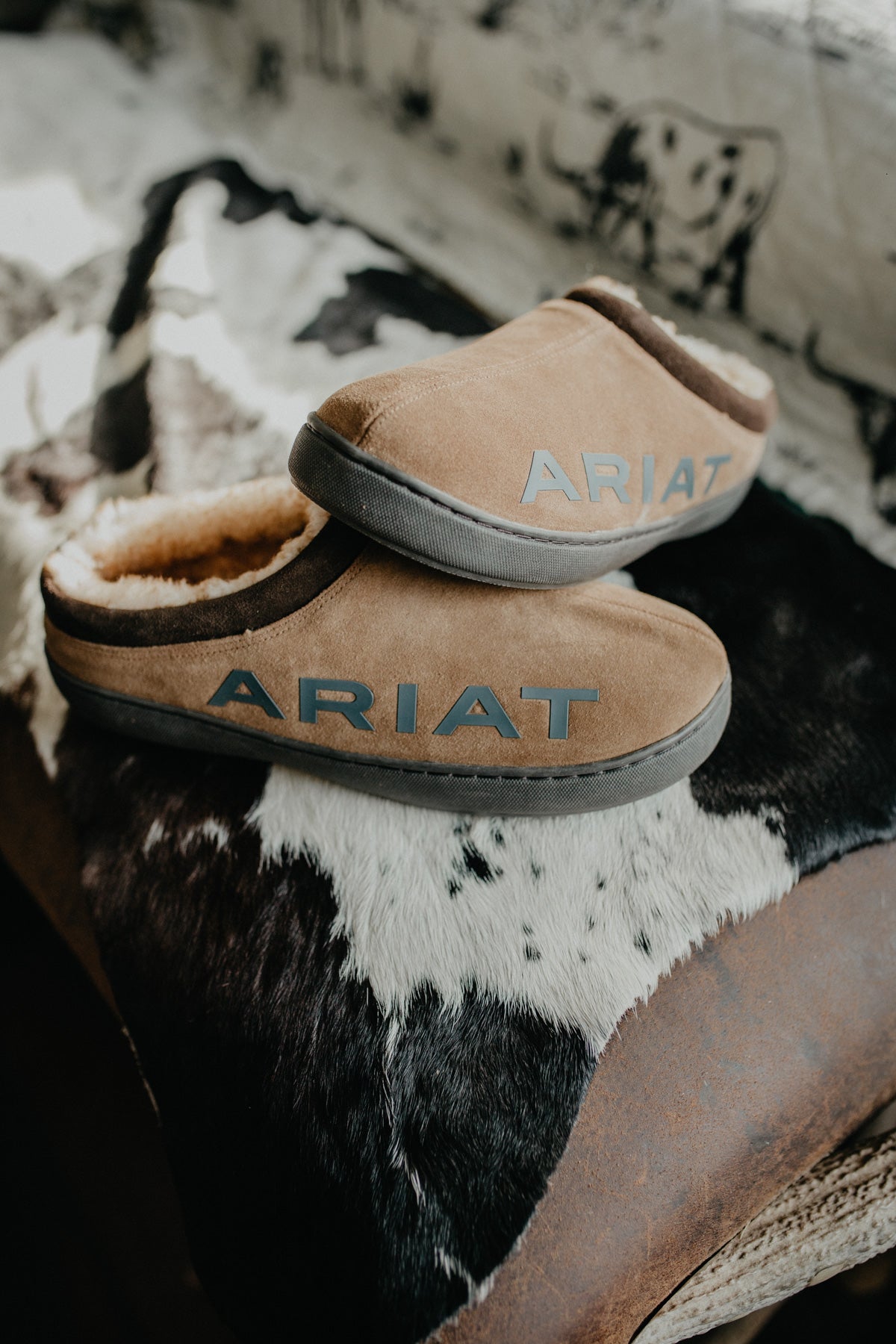 Men's Ariat Logo Clog Slippers (Sizes 8-13)