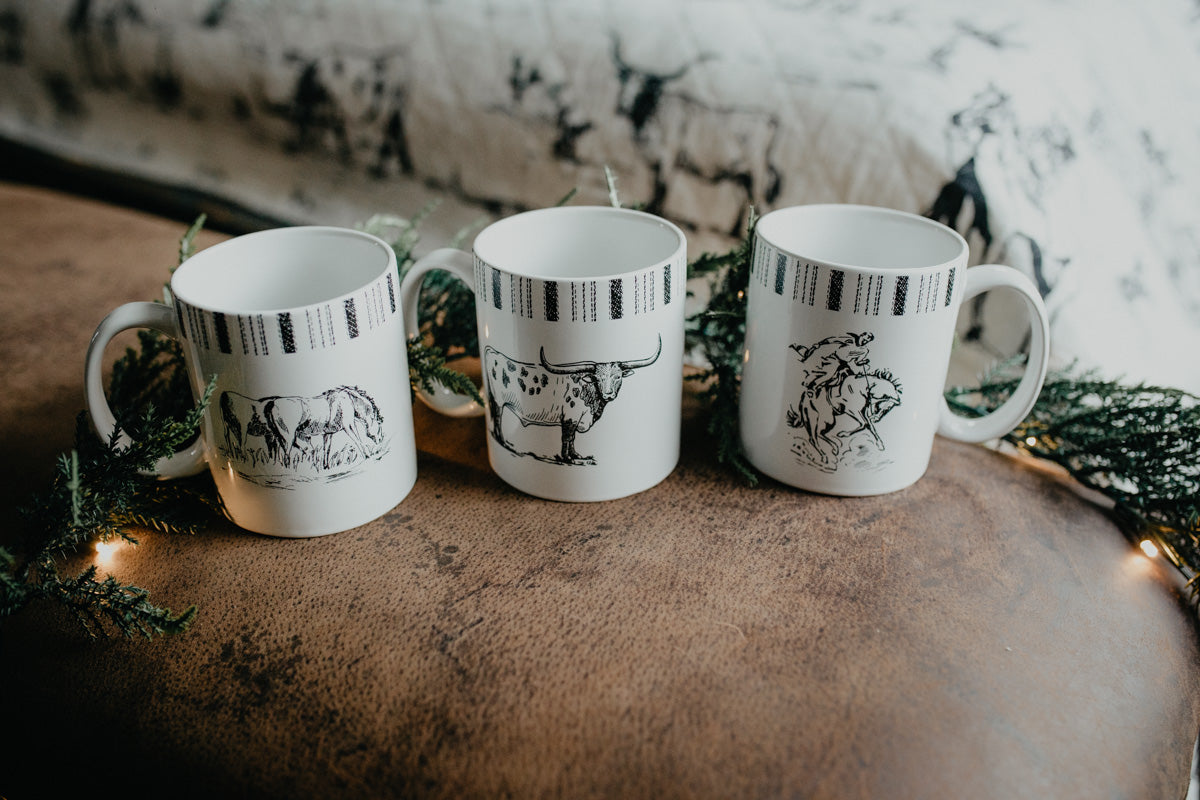 'Ranch Life' Oversized Ceramic Mugs (4 Designs)