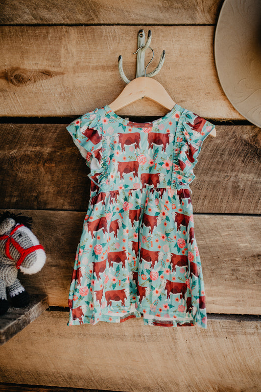 Teal Hereford Dress (3T only)