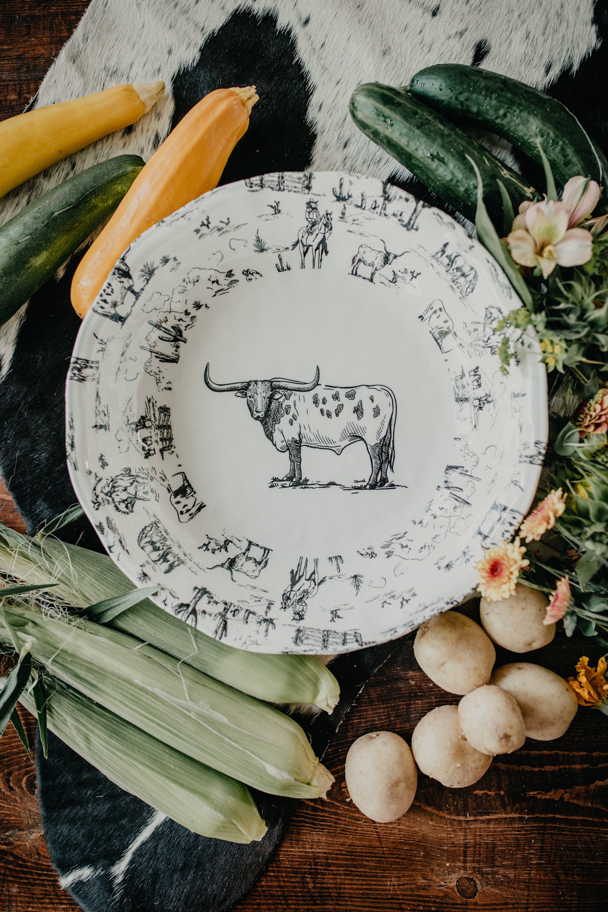 Ranch Life Melamine Serving Bowl