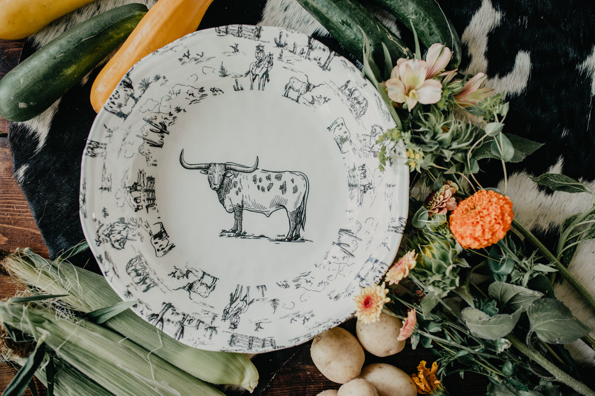 Ranch Life Melamine Serving Bowl