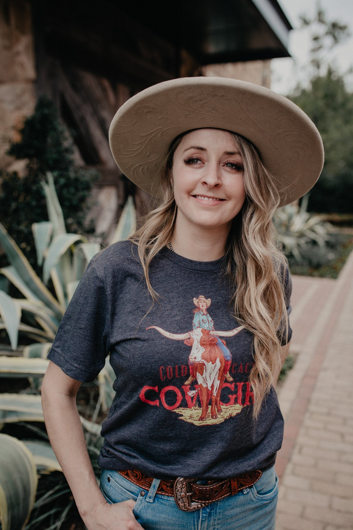 "Sit Tall Cowgirl" CC Cowgirl Exclusive Graphic T