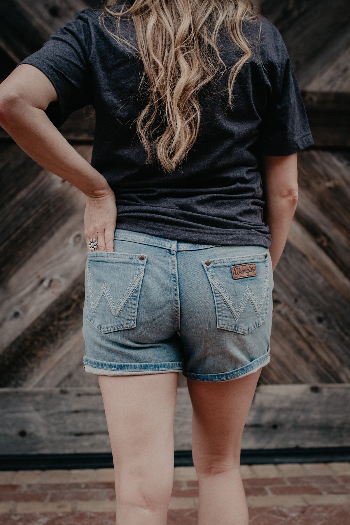 Mid rise jean shorts 2024 womens