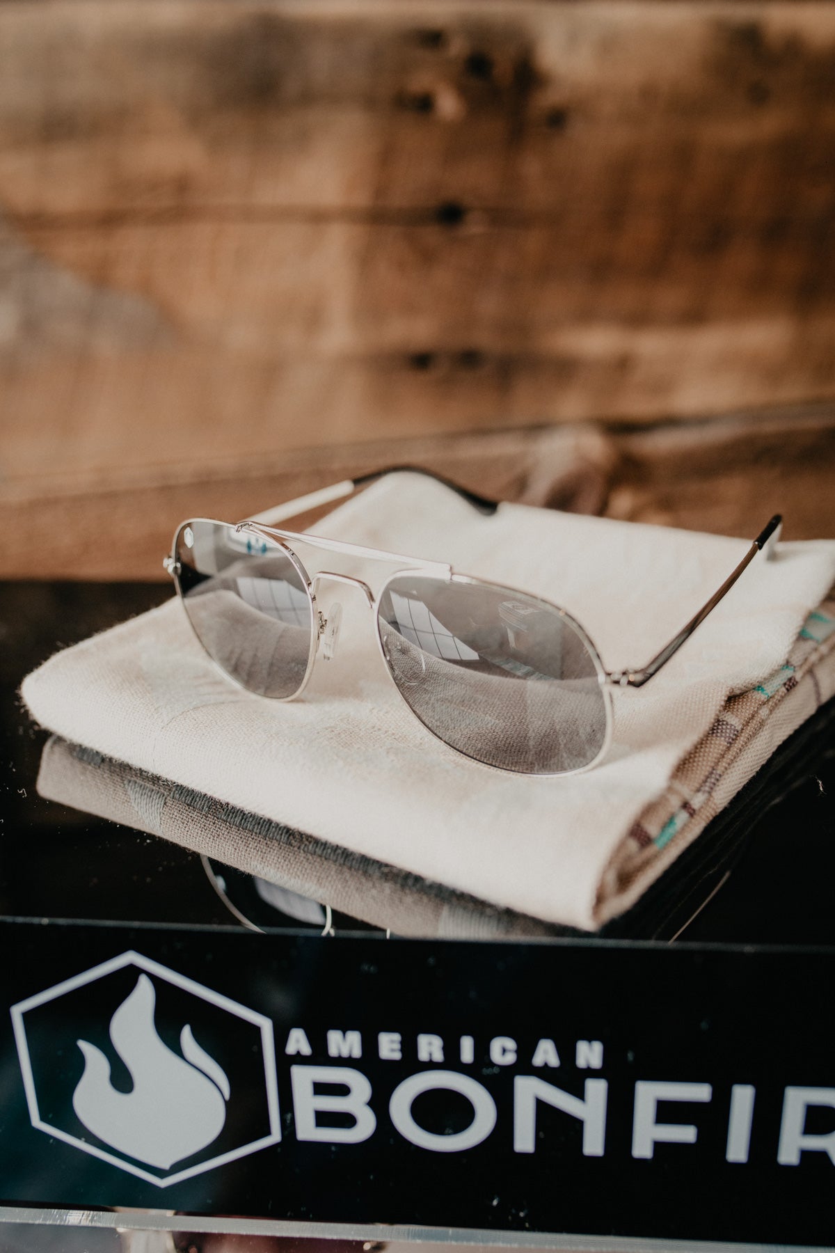 'Lariat' American Bonfire Co. Aviator Sunglasses (2 Colours)