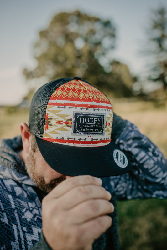 Hooey 'Doc' 5 -Panel Red and Yellow Trucker Hat