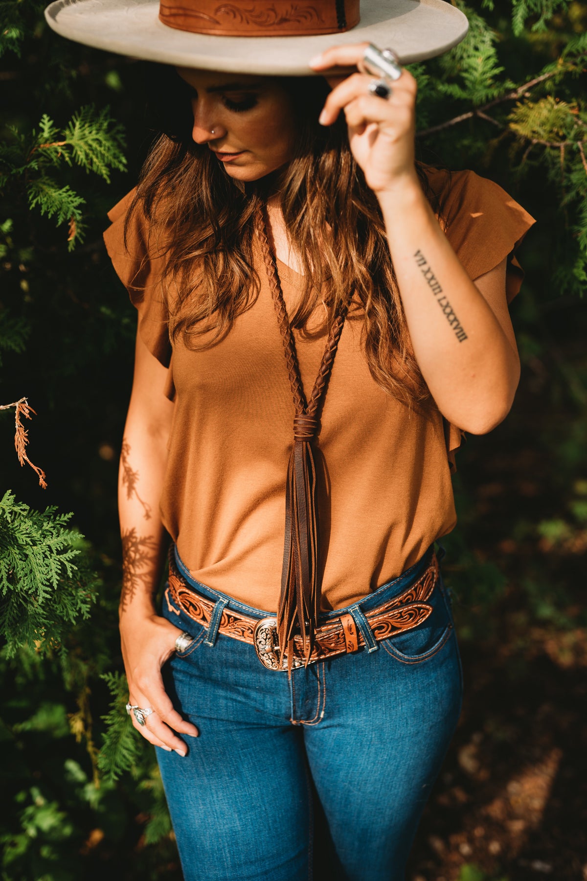 Weaved Rein Necklace by Jessica Raymond (Various Colours)